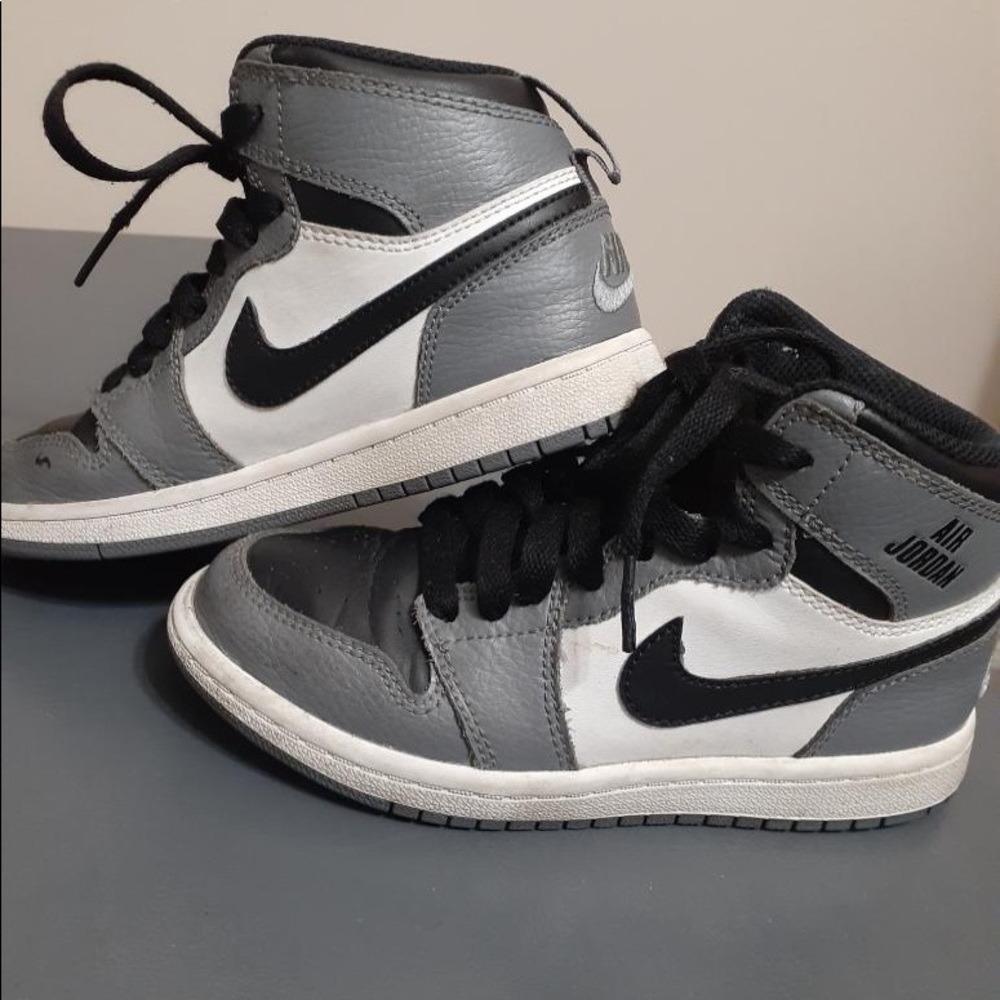 Air Jordans - Gray/Black- Toddler Boy sneakers